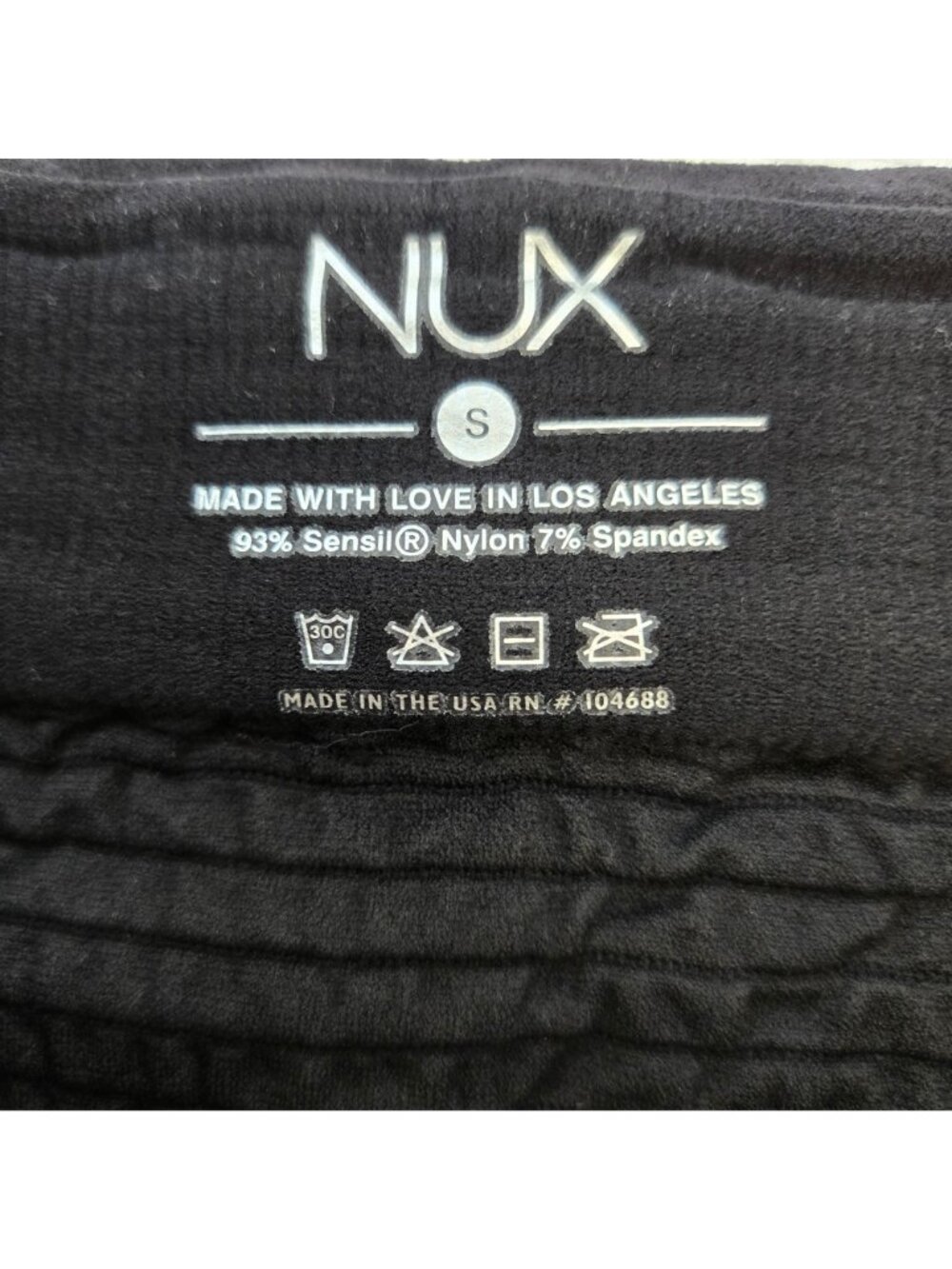 NWOT Nux Ribbed & Ruched Tube Top Size Small - Picture 3 of 4